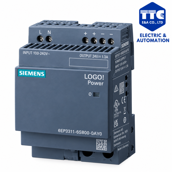 6EP3311-6SB00-0AY0 | LOGO! POWER 5 V / 6.3 A
